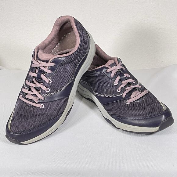 Vionic Shoes Womens 8 Kona Purple Gray Cushioned Comfort Low Top Gym Trainers - Picture 6 of 13
